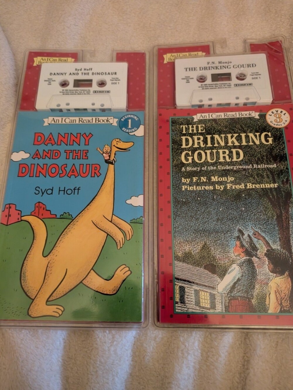 Vintage storybooks with cassettes. Sealed.